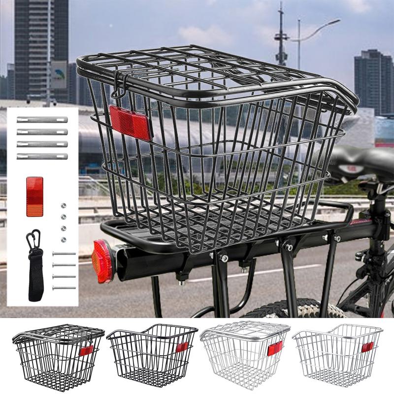 Cycling Gear Shelf - Cesta traseira da bicicleta de metal