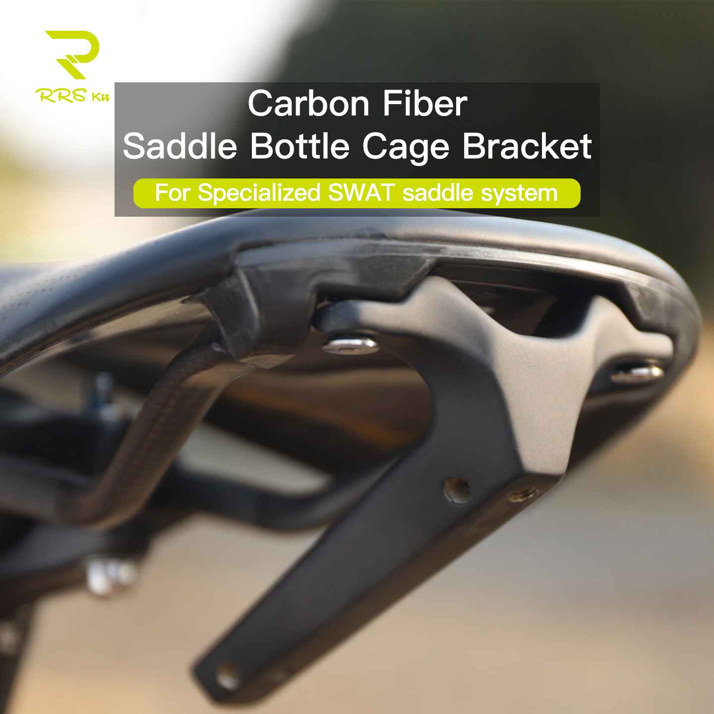 Carbon Fiber Saddle - Suporte para Garrafa de Água em