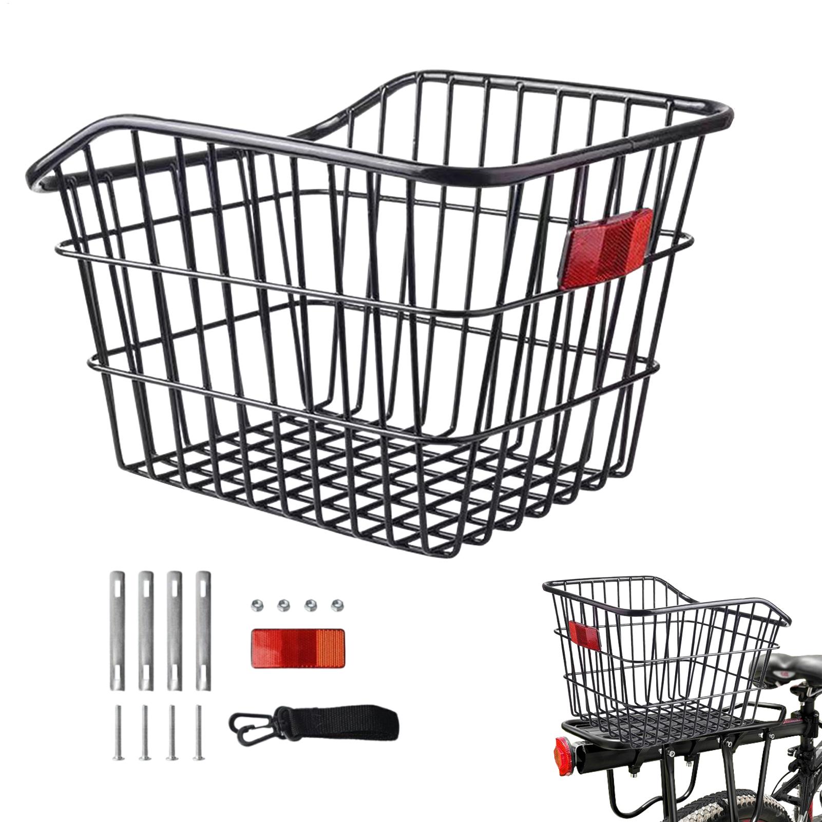 Cycling Gear Shelf - Cesto Traseiro de Metal Grande para