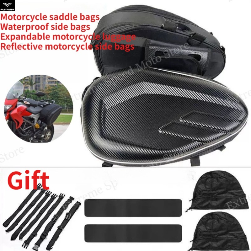 Bolsas Laterais para Motocicle - Carbon Fiber Saddle avaliação e preço