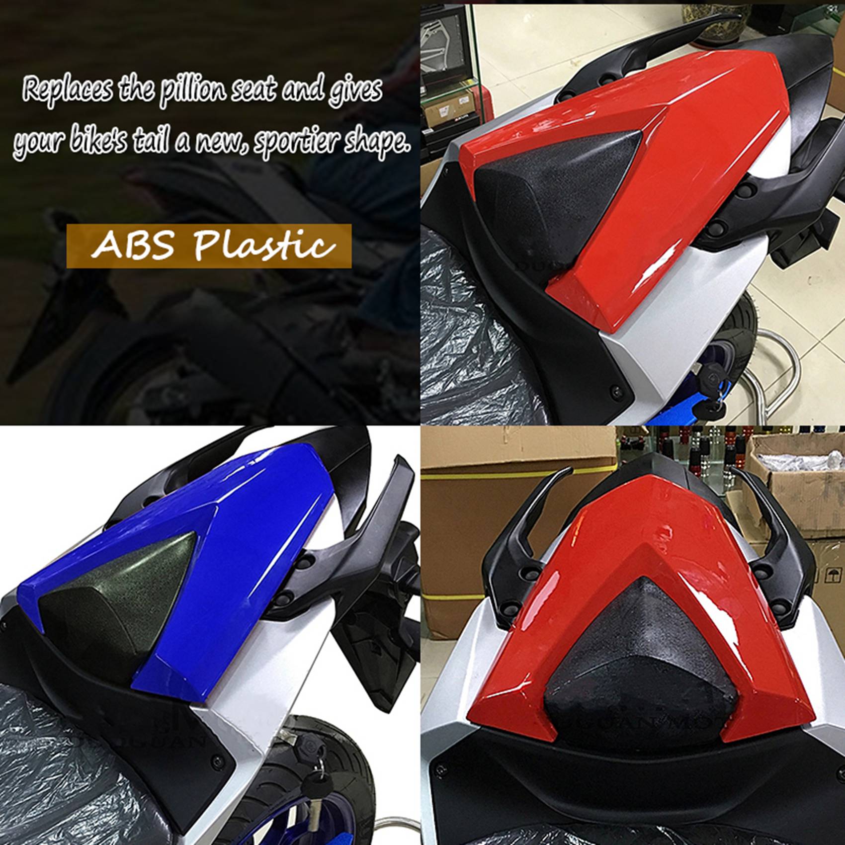 Tampa da sela da motocicleta d - Carbon Fiber Saddle avaliação e preço