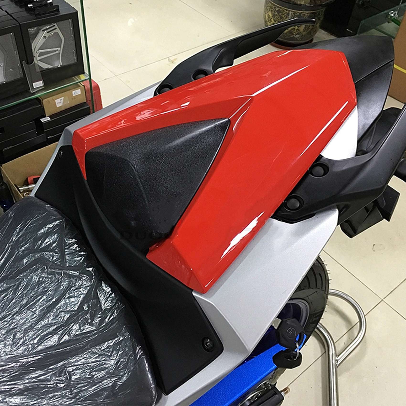 Tampa da sela da motocicleta d - Carbon Fiber Saddle avaliação e preço