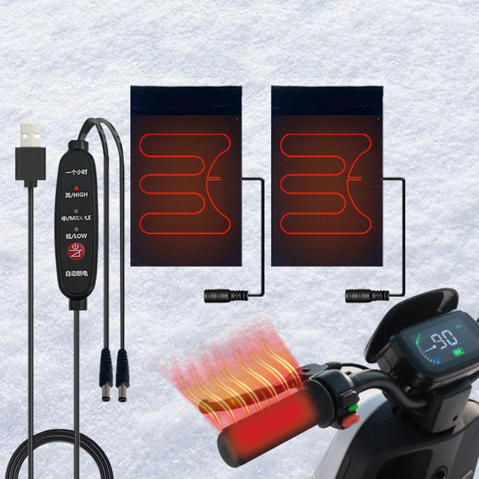 Aquecedor de guidão 5v, punhos - Cycling Gear In Winter avaliação e preço