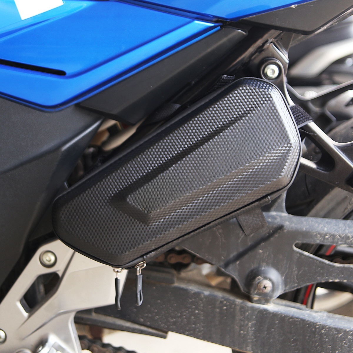 Bolsa Lateral para Motocicleta - Carbon Fiber Saddle avaliação e preço