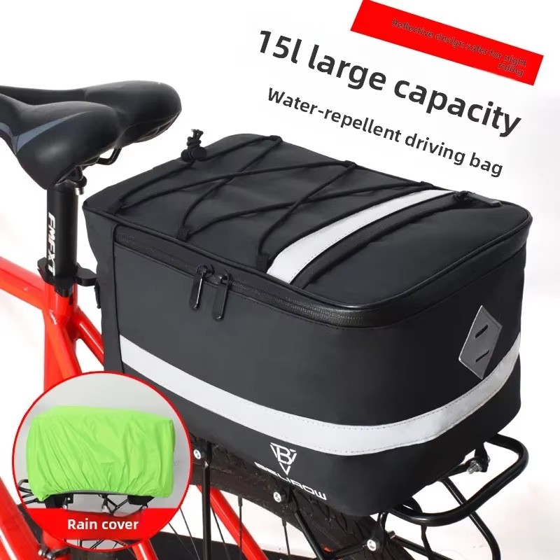 Bolsa traseira de bicicleta 8l - Cycling Gear Shelf avaliação e preço