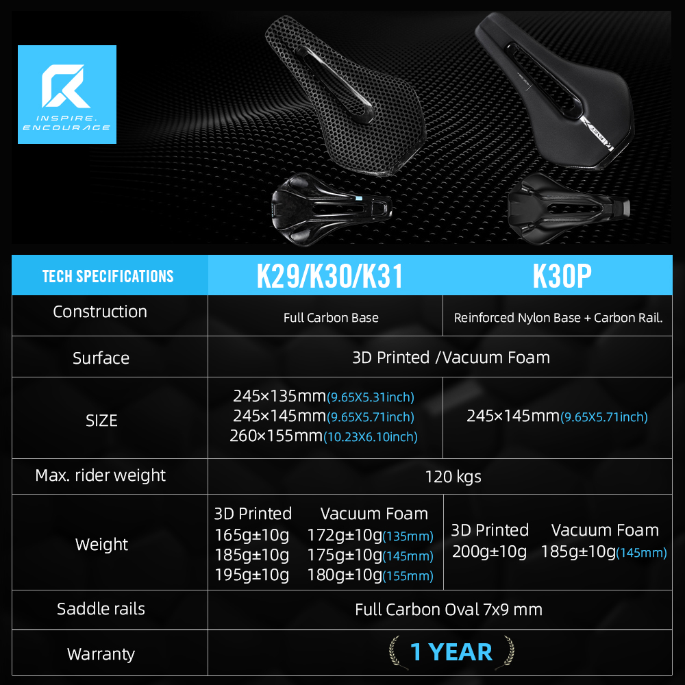 Selim de Bicicleta RYET em Car - Carbon Fiber Saddle avaliação e preço