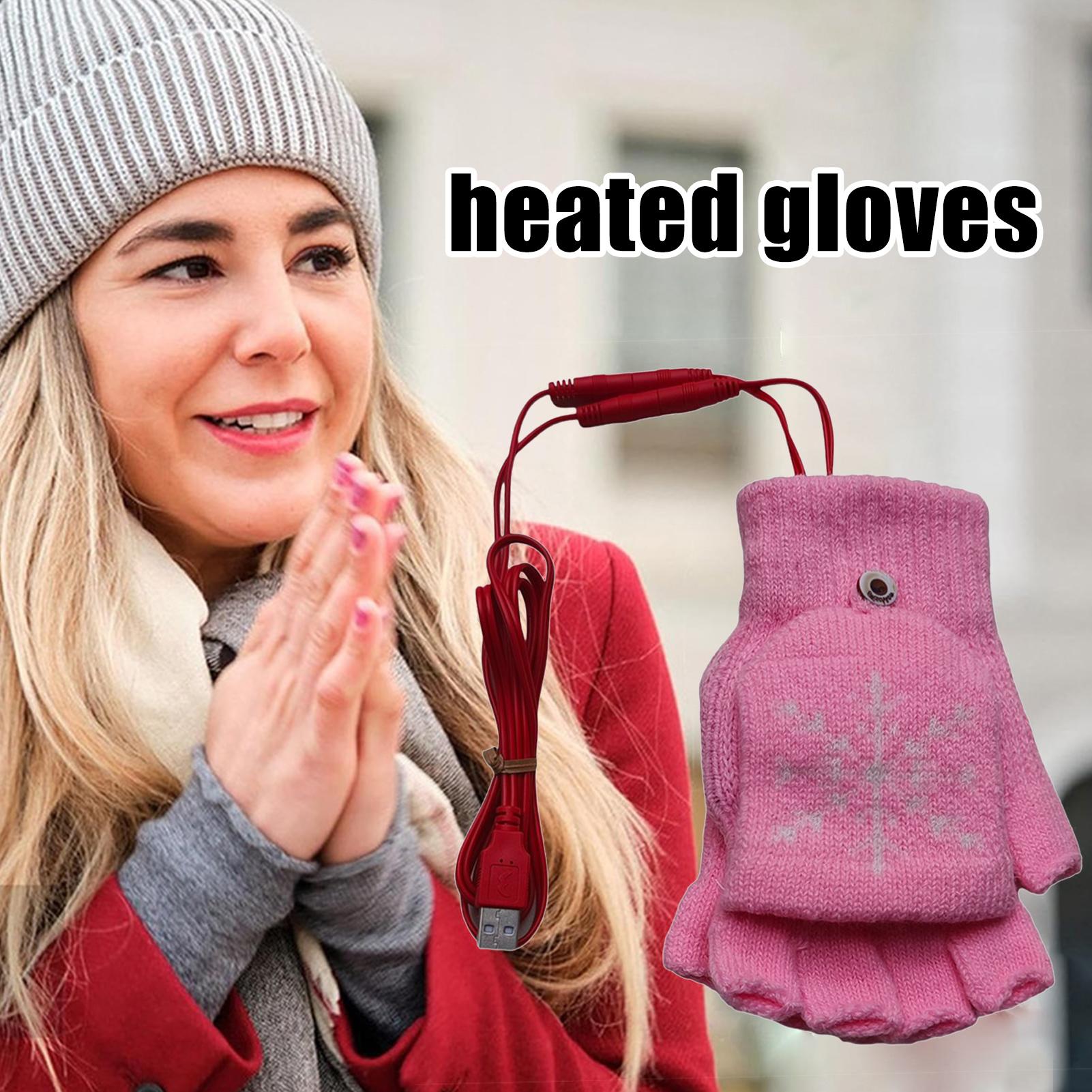Luvas aquecidas sem dedos usb  - Cycling Hand Gear avaliação e preço