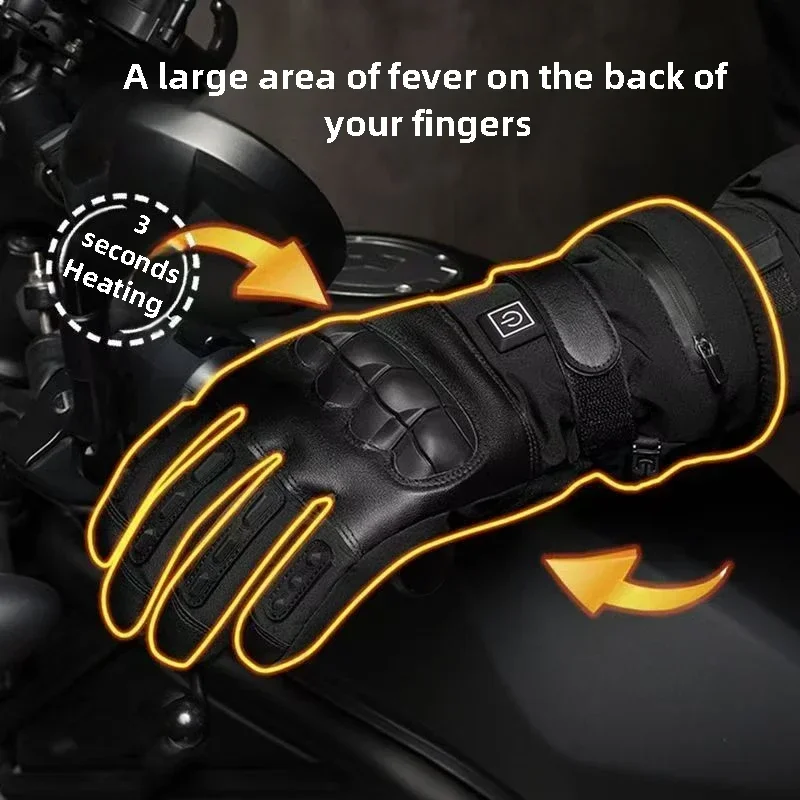 Luvas de Motocicleta Aquecidas - Cycling Gear In Winter avaliação e preço