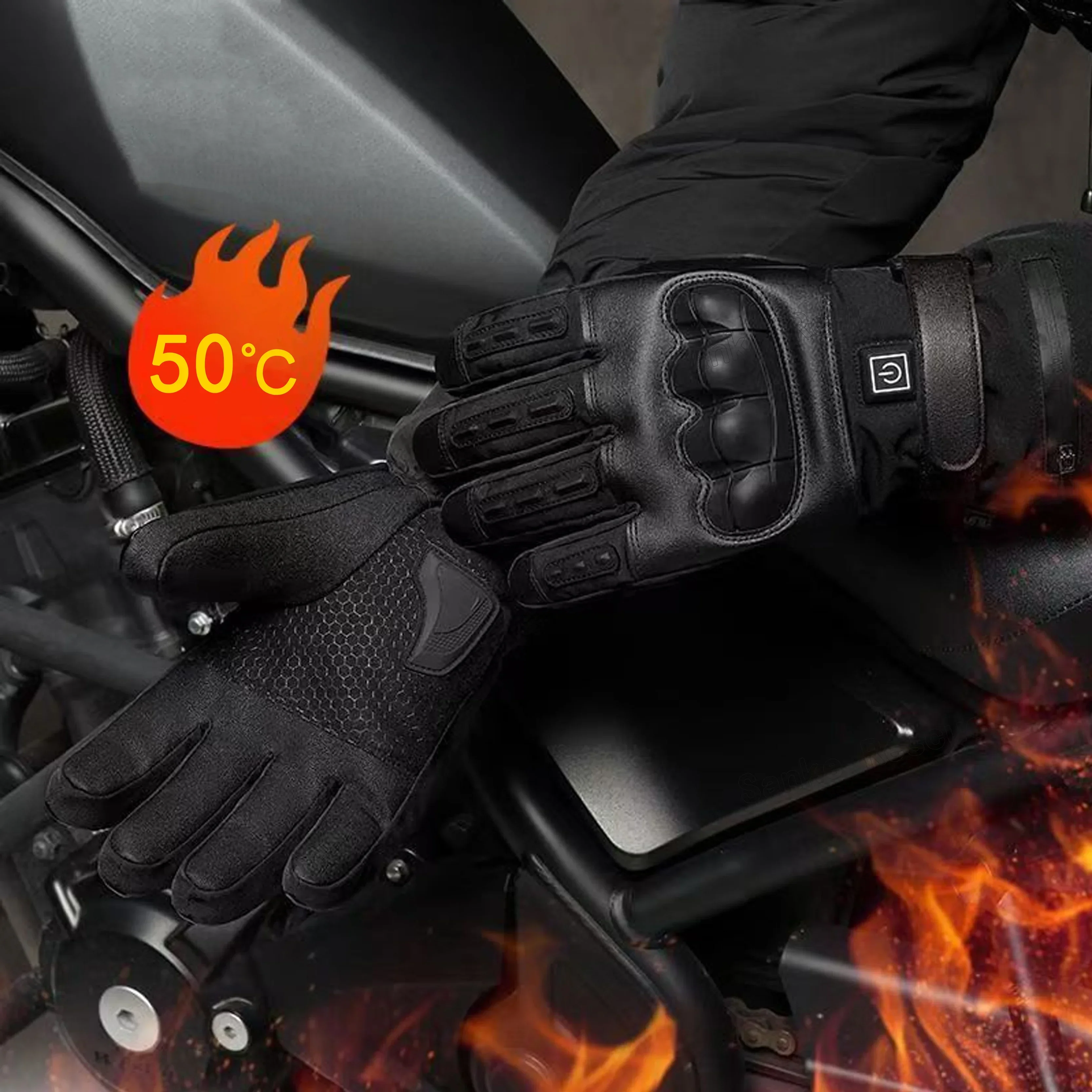 Luvas de Motocicleta Aquecidas - Cycling Gear In Winter avaliação e preço